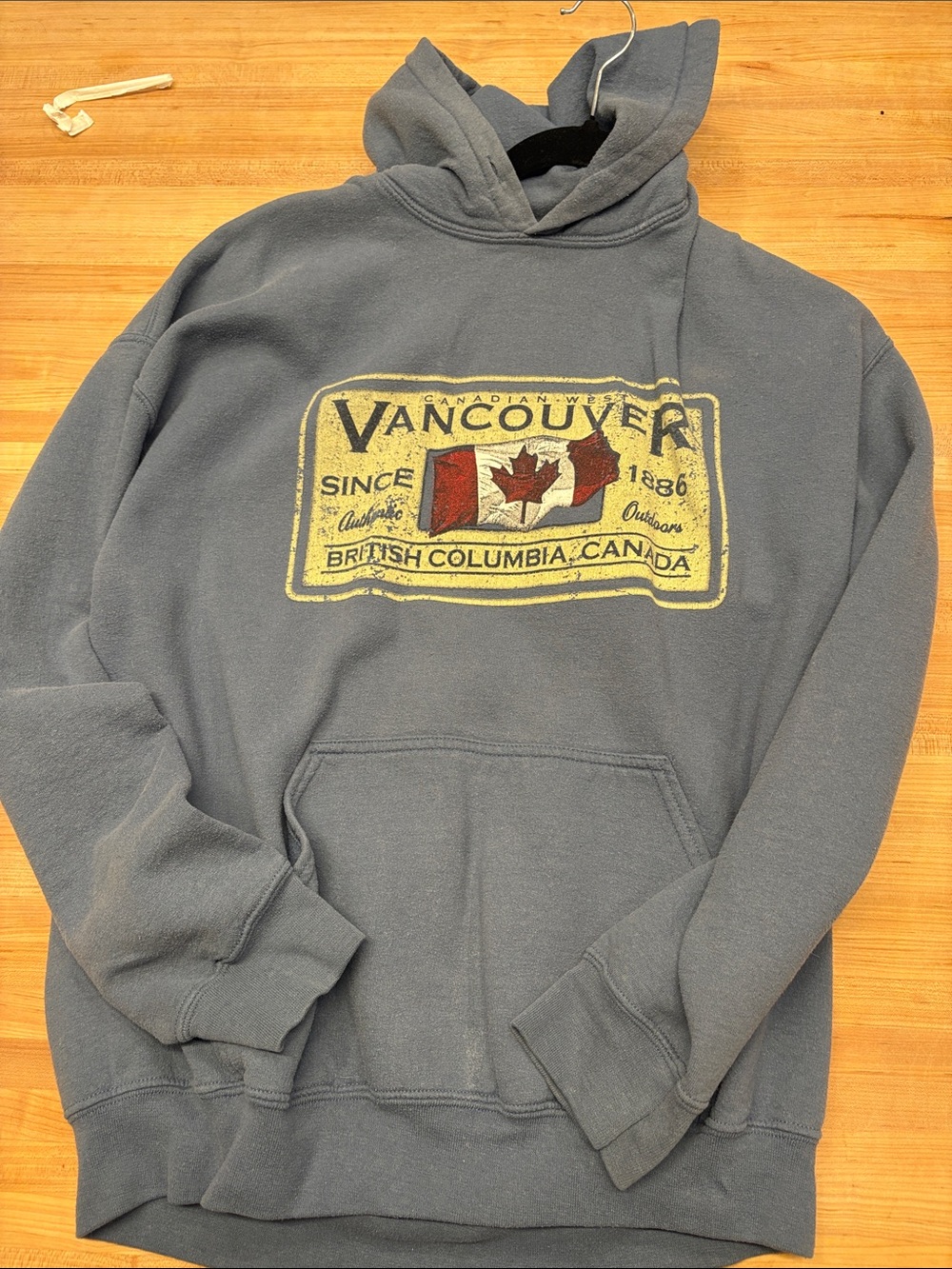 Blue Vancouver Graphic Hoodie